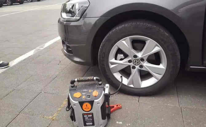 安吉汽车搭电案例
